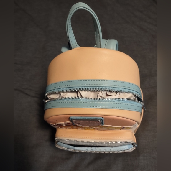 Nickelodeon Rugrats Peach/Creme Backpack w/ original keychains - Picture 4 of 5